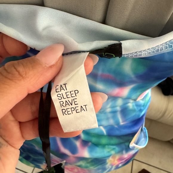 ClubExx Colorful summer dress sz Large - Picture 5 of 8